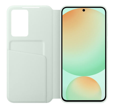 Оригинален Активен Калъф за Samsung S24 FE Smart View Wallet Book Case EF-ZS721CMEGWW, Зелен (3)