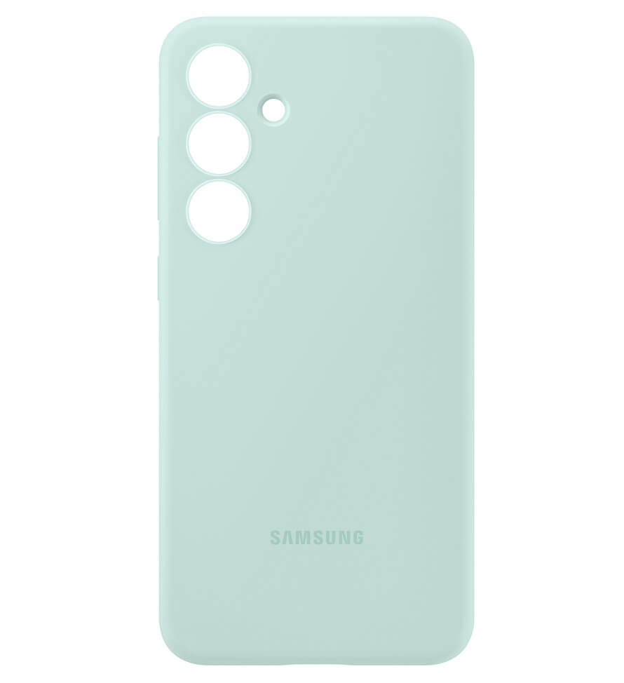 Оригинален Силиконов Калъф за Samsung S24 FE, Silicone Case EF-PS721CMEGWW, Зелен (3)