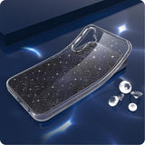 Блестящ Калъф за Samsung A05s, Tech-Protect FlexAir Glitter Case, Прозрачен (2)