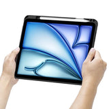 Калъф с Клавиатура за iPad Air 11" 2026-2020, Tech-Protect SC Pen Magnetic Keyboard Case, Черен (8)