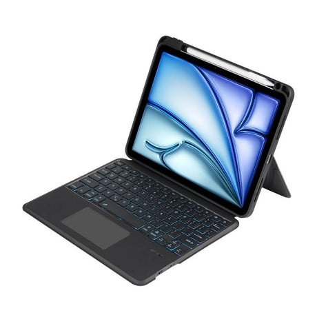Калъф с Клавиатура за iPad Air 11" 2026-2020, Tech-Protect SC Pen Magnetic Keyboard Case, Черен (3)