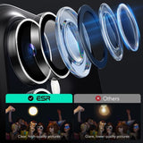 Протектор за Камерата на iPhone 16, ESR Armorite Camera Ring Glass, Прозрачен (6)