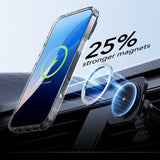 Magsafe Калъф и Протектор за iPhone 16 Pro Max, ESR Classic Hybrid Kickstand Magnetic Case, Прозрачен (2)