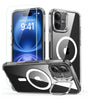 Magsafe Калъф и Протектор за iPhone 16, ESR Classic Hybrid Kickstand Magnetic Case, Прозрачен