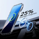 Magsafe Калъф и Протектор за iPhone 16, ESR Classic Hybrid Kickstand Magnetic Case, Прозрачен (2)