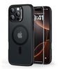 Magsafe Калъф и Протектор за iPhone 16 Pro, ESR Classic Hybrid Magnetic Set Case, Черен