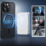 Magsafe Калъф и Протектор за iPhone 16 Pro, ESR Classic Hybrid Magnetic Set Case, Черен (4)