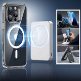 Magsafe Калъф и Протектор за iPhone 16 Pro Max, ESR Classic Hybrid Magnetic Case, Прозрачен (3)