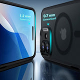 Magsafe Калъф и Протектор за iPhone 16, ESR Classic Hybrid Magnetic Set Case, Черен (3)