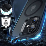 Magsafe Калъф и Протектор за iPhone 16, ESR Classic Hybrid Magnetic Set Case, Черен (5)