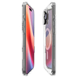 Magsafe Противоударен Калъф за iPhone 16 Pro Max, Spigen Ultra Hybrid T Case, Бял (7)