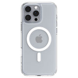 Magsafe Противоударен Калъф за iPhone 16 Pro Max, Spigen Ultra Hybrid T Case, Бял (3)