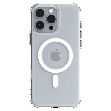Magsafe Противоударен Калъф за iPhone 16 Pro Max, Spigen Ultra Hybrid T Case, Бял (3)
