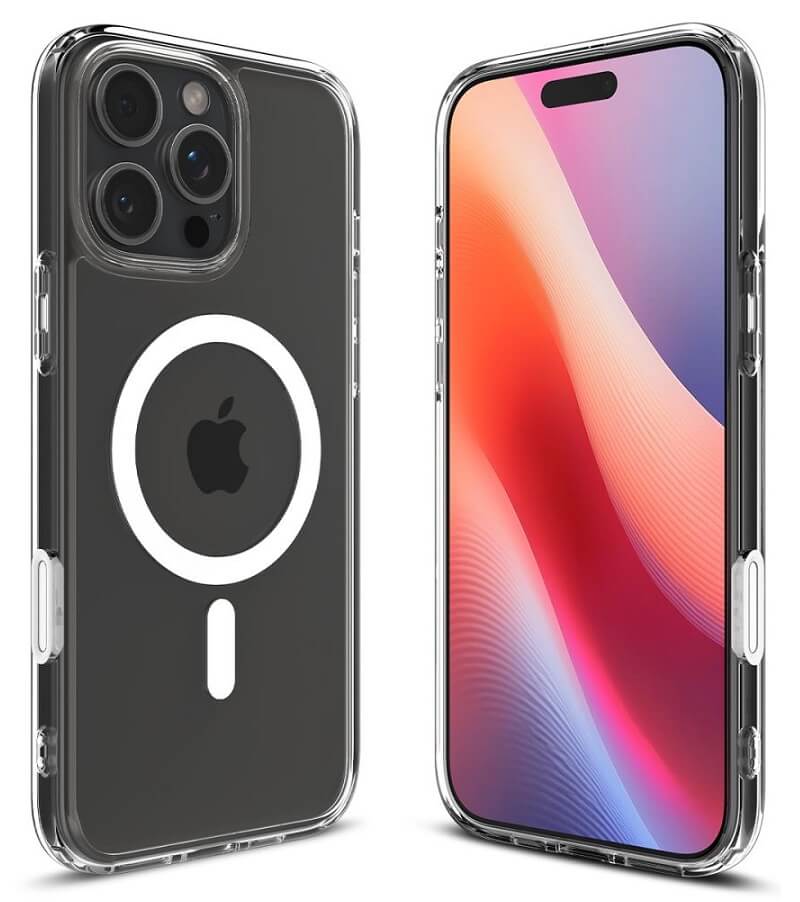 Magsafe Противоударен Калъф за iPhone 16 Pro Max, Spigen Ultra Hybrid T Case, Бял (2)