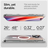 Magsafe Противоударен Калъф за iPhone 16 Pro Max, Spigen Ultra Hybrid T Case, Бял (12)