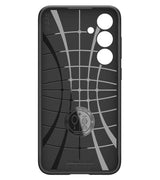 Противоударен Силиконов Калъф за Samsung S24 FE, Spigen Rugged Armor Case, Черен (4)