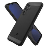 Противоударен Силиконов Калъф за Samsung S24 FE, Spigen Rugged Armor Case, Черен (7)