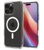 Magsafe Противоударен Калъф за iPhone 16 Pro Max, Spigen Ultra Hybrid T Case, Бял