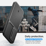Калъф с Камерен Предпазител за Samsung S24 FE, Spigen Optik Armor Case, Черен (10)