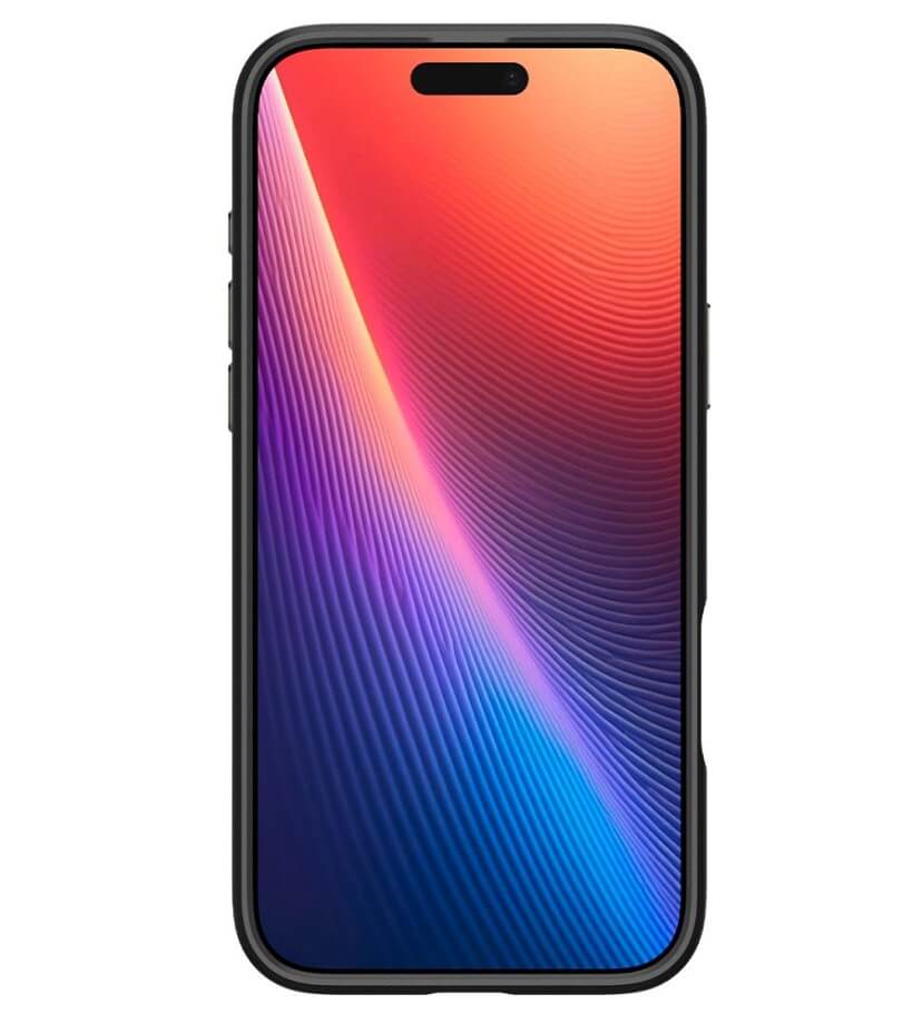 Magsafe Тънък Калъф за iPhone 16 Pro, Spigen Enzo Aramid Case, Черен (3)