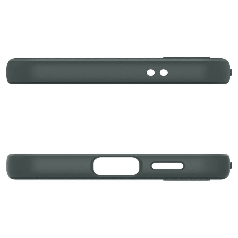 Противоударен Силиконов Калъф за Samsung S24 FE, Spigen Liquid Air Case, Зелен (7)