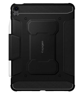 Противоударен Калъф за iPad Air 11" 2026-2020, Spigen Rugged Armor Pro Case, Черен
