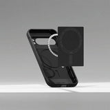 Magsafe Силиконов Калъф за Google Pixel 9 Pro, Ringke Onyx Case, Черен (4)