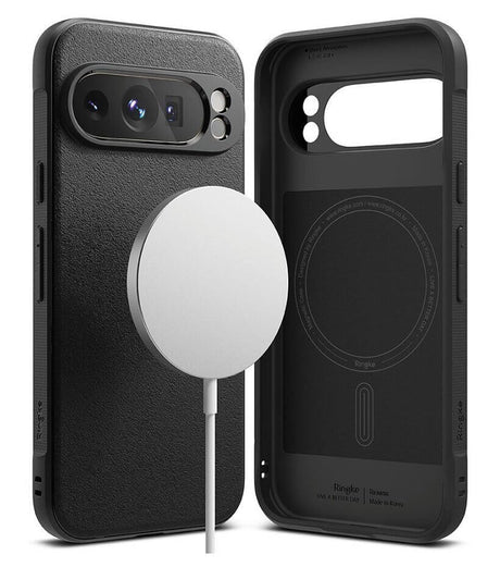 Magsafe Силиконов Калъф за Google Pixel 9 Pro, Ringke Onyx Case, Черен