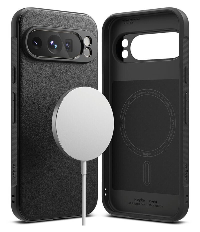 Magsafe Силиконов Калъф за Google Pixel 9 Pro XL, Ringke Onyx Case, Черен