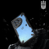 Противоударен Хибриден Калъф за Oneplus 12R, Ringke Fusion X Case, Черен (6)
