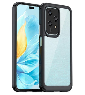 Хибриден Калъф за Honor 200 Lite, GKK Acrylic Case, Черен