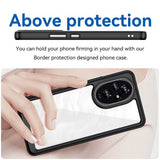 Хибриден Калъф за Honor 200 Pro, GKK Acrylic Case, Черен (4)