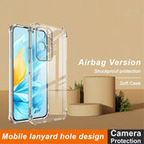Противоударен Силиконов Калъф за Honor 200 Lite, Imak Shockproof Case, Прозрачен (3)