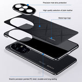 Кожен Калъф за Honor 200 Pro, Slim Leather Case, Червен (6)