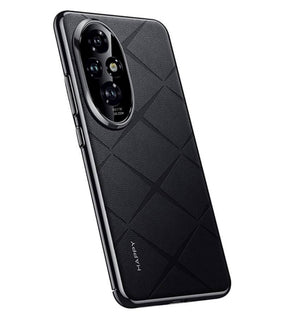 Кожен Калъф за Honor 200, Slim Leather Case, Черен