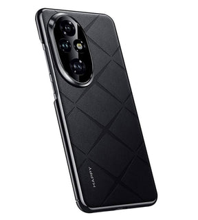 Кожен Калъф за Honor 200 Pro, Slim Leather Case, Черен