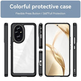Противоударен Калъф за Honor 200, GKK Acrylic Case, Черен (8)