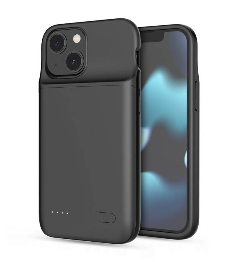 Калъф Батерия за iPhone 13 Mini/ 12 Mini, Tech-Protect Power Bank Case, Черен (3)