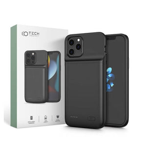 Калъф Батерия за iPhone 12 Pro/ 12, Tech-Protect Power Bank Case, Черен