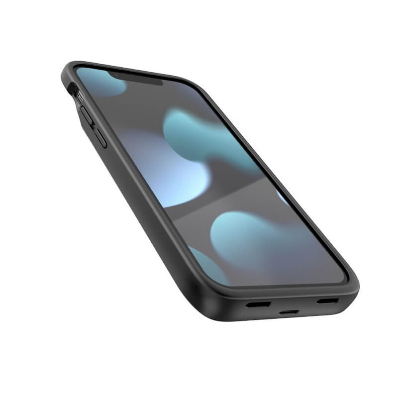 Калъф Батерия за iPhone 13 Mini/ 12 Mini, Tech-Protect Power Bank Case, Черен (6)