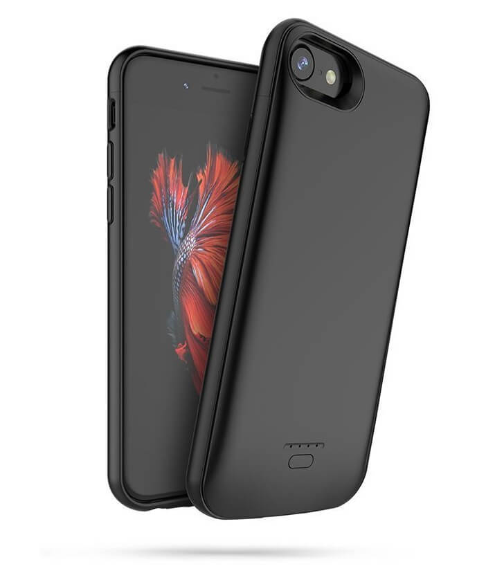 Калъф Батерия за iPhone SE 2022/2020 8/7, Tech-Protect Power Bank Case, Черен (3)