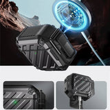 Magsafe Водоустойчив Калъф за Airpods 4, Supcase UB Pro, Черен (4)