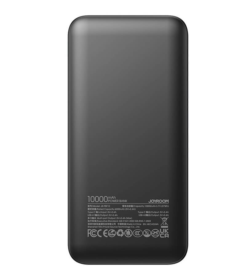 Външна Батерия, Joyroom JR-PBF12 10000mAh 2.4A, Черен (4)