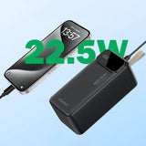 Външна Батерия с Бързо Зареждане, Choetech B732 22.5W PD/QC 50000 mAh, Черен (5)