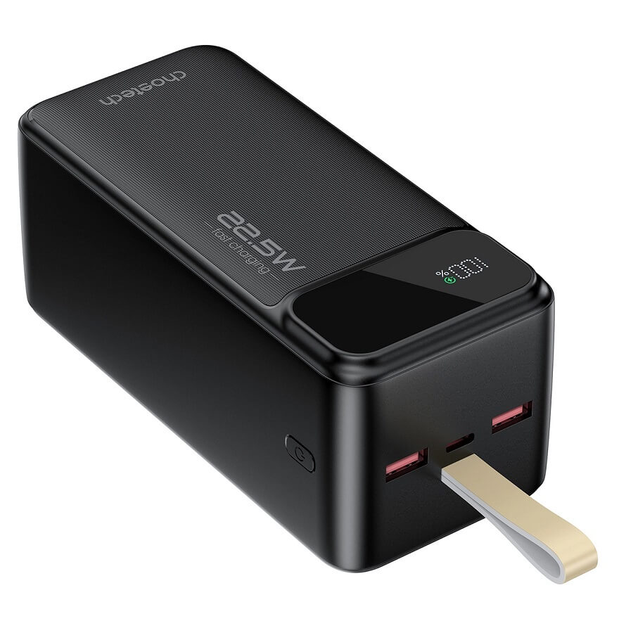 Външна Батерия с Бързо Зареждане, Choetech B732 22.5W PD/QC 50000 mAh, Черен (2)