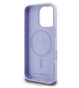 Magsafe Калъф за iPhone 16 Pro, Karl Lagerfeld Karl&Choupette Heads Ring Case, Лилав (5)