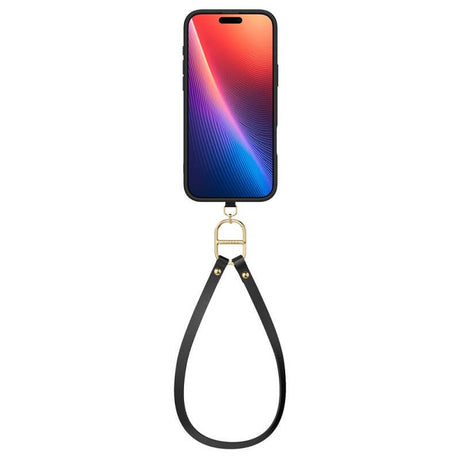 Magsafe Кожен Калъф с Връзки за iPhone 16 Pro, Spigen Cyrill Kajuk Classic Charm, Черен (4)