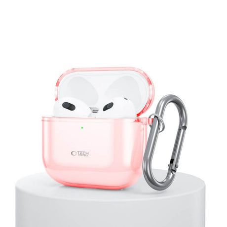 Силиконов Калъф за Apple Airpods 4, Tech-Protect FlexAir Case, Розов (3)