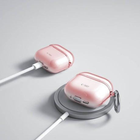 Силиконов Калъф за Apple Airpods 4, Tech-Protect FlexAir Case, Розов (5)