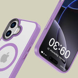 Magsafe Калъф за iPhone 16, Tech-Protect MagMat Case, Лилав (2)